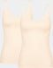 Sloggi GO - Dames Hemden - 2-pack van organisch katoen - Beige