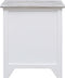 vidaXL - Nachtkastjes - 2 - st - 38x28x45 - cm - paulowniahout - wit