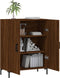 vidaXL - Dressoir - 69,5x34x90 - cm - bewerkt - hout - bruin - eikenkleur