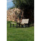 Leunstoel DKD Home Decor Zwart Natuurlijk Hout Teakboom 65 x 78 x 68 cm