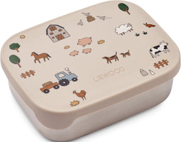 Liewood Arthur Lunchbox/Brooddoos/Broodtrommel - Farm/Sandy