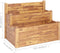 vidaXL - Plantenbak - 2-laags - 110x75x84 - cm - massief - acaciahout