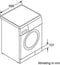 Bosch WAE28448NL - Wasmachine - 7 kg 1400 RPM AllergiePlus™ A+++ Wit
