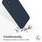 Accezz Samsung Galaxy A55 - Liquid Silicone Backcover - Schokabsorberend - Donkerblauw
