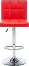vidaXL - Barstoelen - 2 - st - kunstleer - rood