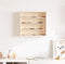 vidaXL - Houten - verzamelvitrine - met - deuren - 40x8,5x37 - cm