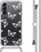 iMoshion Hoesje Geschikt voor Samsung Galaxy A14 (4G) Hoesje Met Koord - iMoshion Design Hoesje met Koord - Transparant / Butterfly