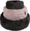 District 70 FUZZ Donut Hondenmand - Donutvormig - Warm en comfortabel - Donker Grijs - Maat L Ø 80 cm