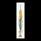 Thea Gouverneur - Borduurpakket met telpatroon - 3072A - Voorgesorteerde DMC Garens - Gele Gladiolen - Aida - 20 cm x 88 cm - DIY Kit