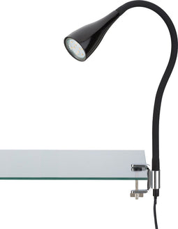 Briloner Elasti - klemlamp - flexibele arm - warm wit 3000K - zwart