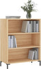 vidaXL - Boekenkast - 69,5x32,5x90 - cm - bewerkt - hout - sonoma - eikenkleurig