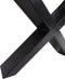 HSM Collection - Salontafelpoten SoHo X-model S/2 - 50x10x40 - Zwart - Metaal