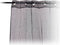 Curtain Of 100% Polyester Mesh. 6 Chrome Steel Pots At The Top. Dimensions 140x260cm. Colour Black