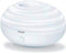 Beurer LA 20 Aroma diffuser - Luchtbevochtiger - Ultrasoon - Ruimtes tot 10m2 - Gekleurde LED verlichting - Automatische uitschakeling - Incl. netadapter - 3 Jaar garantie