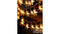 Giftmas LED Lichtgordijn Sneeuwvlokken - Kerstverlichting - 50 LED's - 6m - USB - IP44