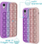 iMoshion Hoesje Geschikt voor iPhone Xr Hoesje Siliconen - iMoshion Pop It Fidget Toy - Pop It hoesje - roze