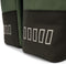 Gerecyclede dubbele fietstas Urban Proof Rolltop 38L 30 x 15 x 42 cm - Groen