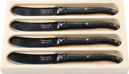 Laguiole Style de Vie Botermessen Premium Line - 4-delig - Stonewash