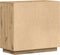 vidaXL - Dressoir - Artisan - Eiken - 80x34x75 - cm - Bewerkte - Hout