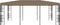 vidaXL - Prieel - 6x3 - m - taupe