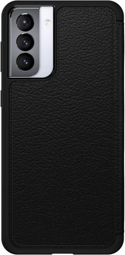 Otterbox Strada Folio - Samsung Galaxy S21+ 5G - Flip cover met kaarthouder - Zwart