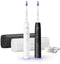 Philips Sonicare 6500 - Elektrische Tandenborstel - Sensitive-opzetborstel - Zwart&Wit (2 stuks)