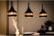 Hanglamp Bella straight 3-lichts - Zwart | BY-OLAF