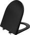 ANYCEE MAX - Toiletbril D-vorm - Softclose tot 150 kg - Zwart