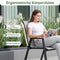 Coast Stapelbare Tuinstoelen Set van 4 - Balkonstoelen met Armleuningen 56 x 66 x 88 cm - Grijs (set van 4)