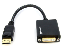 Startech.com DP2DVI2 - DisplayPort naar DVI-D Adapter - 10cm - Zwart