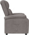 vidaXL Fauteuil verstelbaar stof taupe