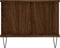 vidaXL - Salontafel - 90x50x40 - cm - bewerkt - hout - bruin - eikenkleur