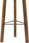 MUST Living Floorlamp Porto Cristo NATURAL,160x30x30 cm, rustic recycled teakwood, without shade