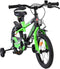 Volare Sportivo - Kinderfiets - 14 inch - 2 Handremmen - Groen Zwart