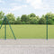 vidaXL - Hekpalen - met - Basisplaten - 7 - stuks - Ø32mm - 78,5cm - Gegalvaniseerd - Staal
