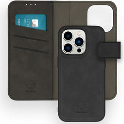 iMoshion Hoesje Geschikt voor iPhone 14 Pro Hoesje Met Pasjeshouder - iMoshion Uitneembare 2-in-1 Luxe Bookcase - Zwart