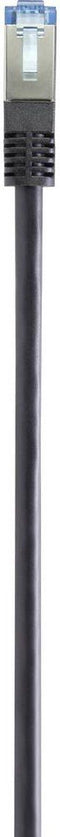 Renkforce RF-4673690 RJ45 Netwerkkabel, patchkabel CAT 6A S/FTP 5.00 m Zwart UV-bestendig 1 stuk(s)