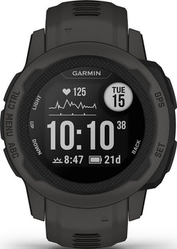 Garmin Instinct 2S - Smartwatch - GPS - Waterdicht 10ATM - Grafiet