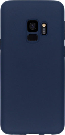 Accezz Samsung Galaxy S9 - Liquid Silicone Backcover - Schokabsorberend - Donkerblauw