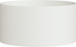 vidaXL - Tuinbak - Wit - 40x40x20 - cm - Staal