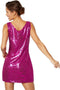 dressforfun - Paillettenovergooier - ultrakorte snit - pink