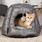 Scruffs & Tramps Kattenmand Knightsbridge 48x38 cm grijs