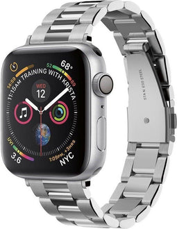 Spigen 061MP25943 - Apple Watch Bandje - RVS - Zilver (38/40/41mm)