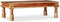 vidaXL Salontafel 110x60x38 cm massief mangohout en sheeshamhout