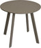 Hesperide Saona Ronde bijzettafel Tonka - Taupe - Dia 50cm - Bijzettafel voor buiten