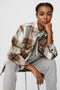 VERO MODA VMOLIVIA CHECK JACKET GA BOOS - Dames Jas - Oversized model met knoopsluiting - Maat L (40)