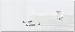 Sigel glasmagneetbord - Artverum - 130x55cm - superwit - SI-GL241