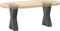 vidaXL - Salontafelpoten - 2 - st - X-vormig - 38x(42-43) - cm - staal - antraciet