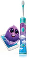 Philips Sonicare for Kids HX6322/04 - Elektrische Tandenborstel - Bluetooth - Blauw - incl. extra opzetborstel