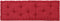 vidaXL - Palletvloerkussen - 120x40x7 - cm - katoen - bordeauxrood